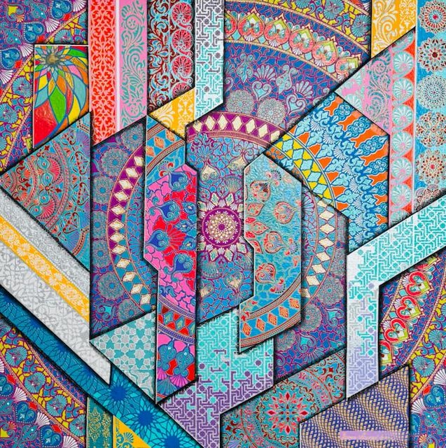 Pattern-based spiritual artwork